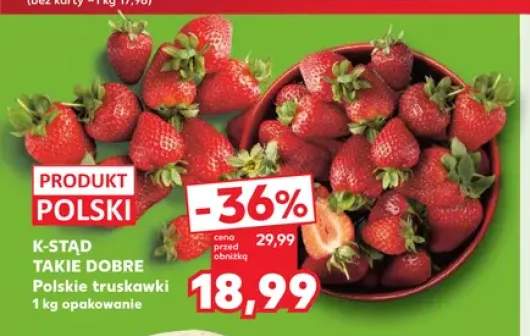 Truskawki polskie K-Stąd Takie Dobre