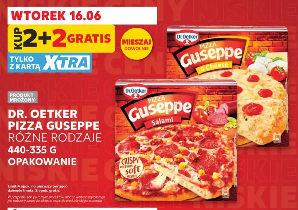 Pizza Guseppe 4 Cheese Dr. Oetker