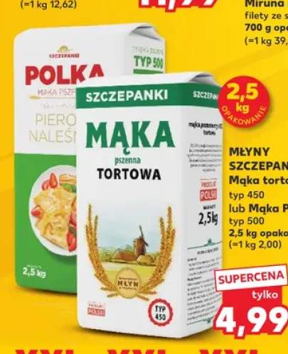 Mąka pszenna tortowa typ 450 Młyny Szczepanki