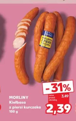 Kiełbasa z piersi kurczaka Morliny