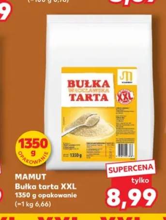 Bułka tarta XXL Mamut
