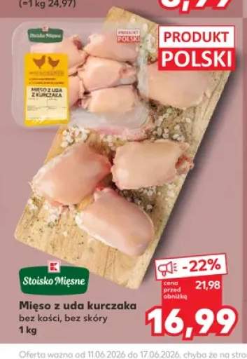 Mięso z uda kurczaka bez kości bez skóry Stoisko Mięsne