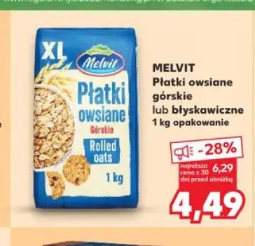 Płatki owsiane błyskawiczne Melvit
