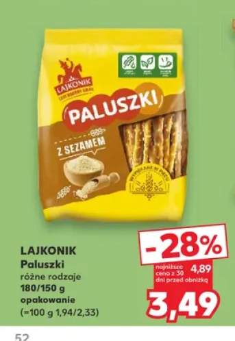 Paluszki Lajkonik słone