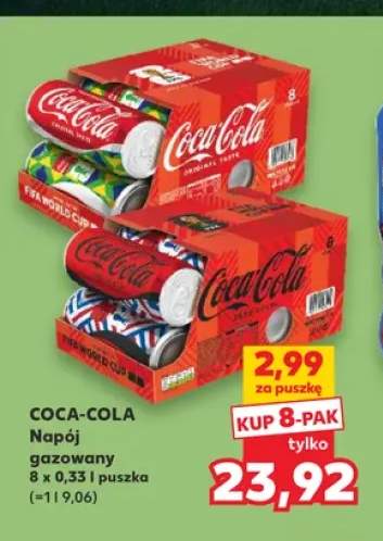 Napój gazowany Coca-Cola Original Taste 8-pak