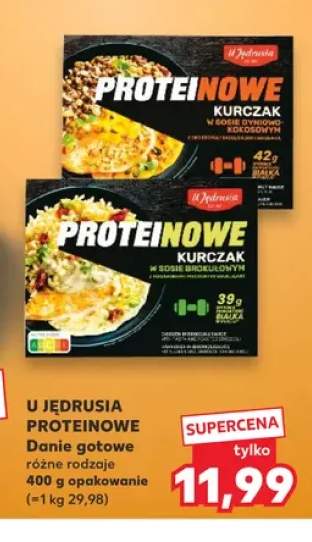Danie gotowe Kurczak w sosie brokułowym U Jędrusia Proteinowe