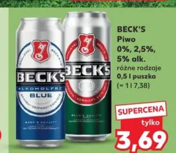 Piwo Beck's 2,5%