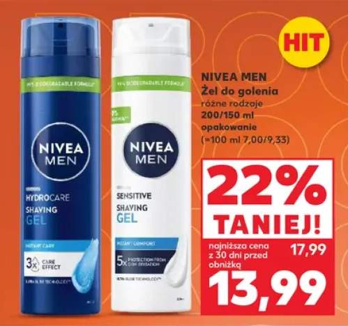 Żel do golenia Nivea Men Hydrocare
