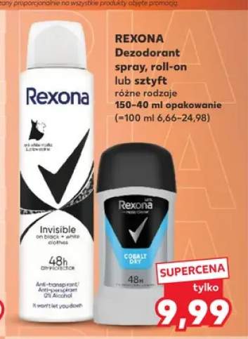 Dezodorant roll-on Rexona Cobalt Dry