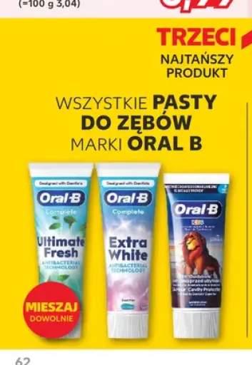 Pasta do zębów Oral-B Complete Extra White