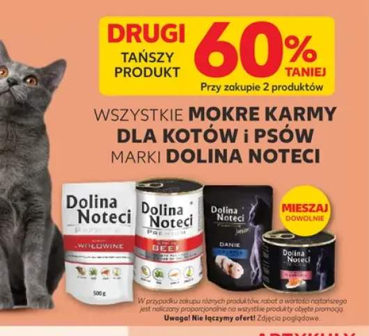 Mokra karma dla kotów i psów Dolina Noteci