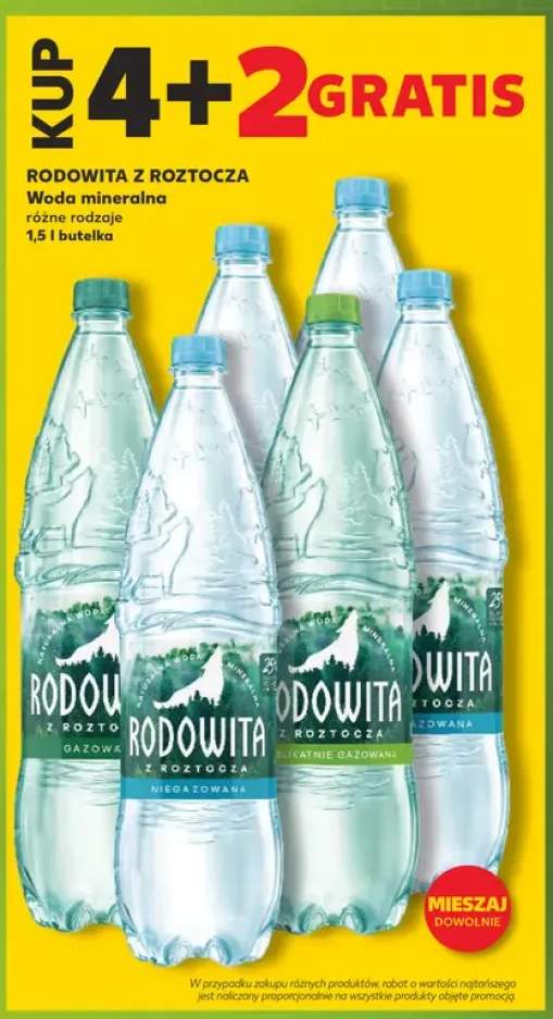 Woda mineralna gazowana Rodowita z Roztocza