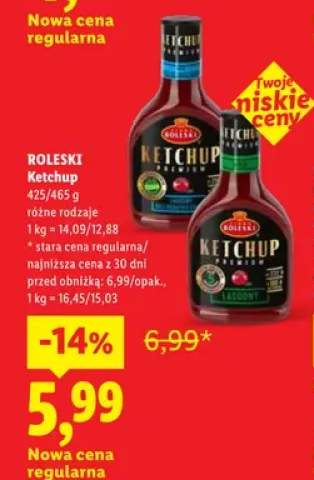 Ketchup łagodny Roleski