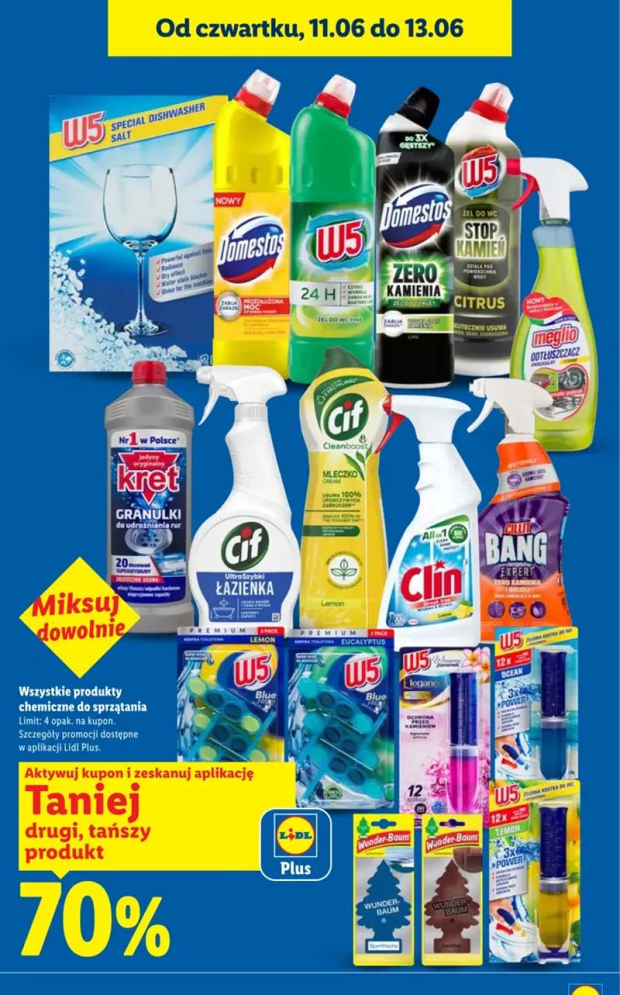 Płyn do mycia szyb Clin All in 1 Lemon