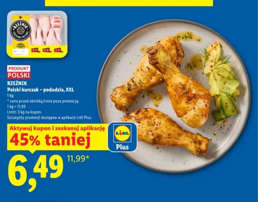 Polski kurczak podudzia XXL Rzeźnik