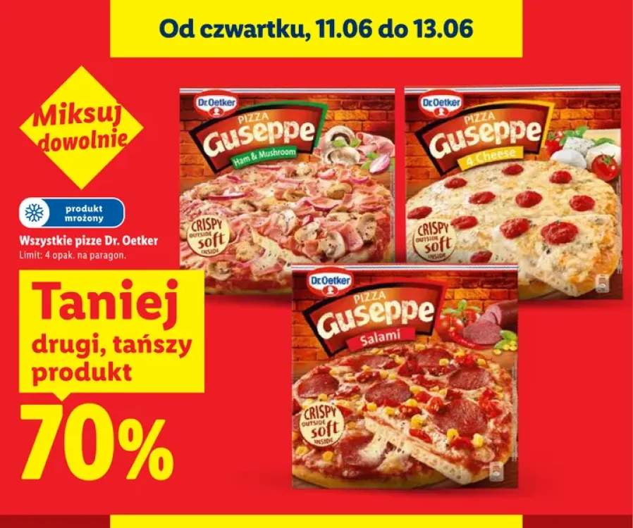 Pizza Guseppe Ham & Mushroom Dr. Oetker