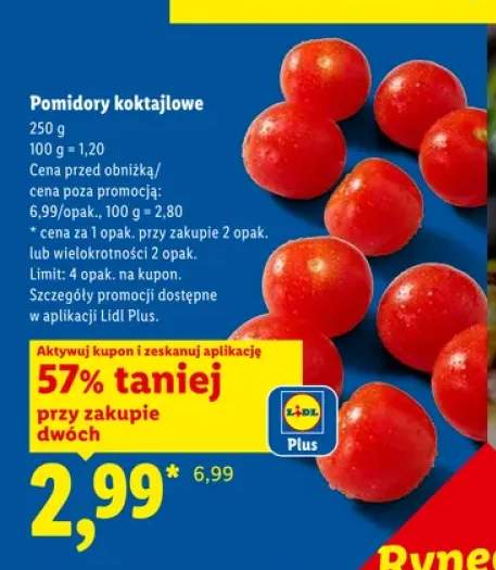 Pomidory koktajlowe