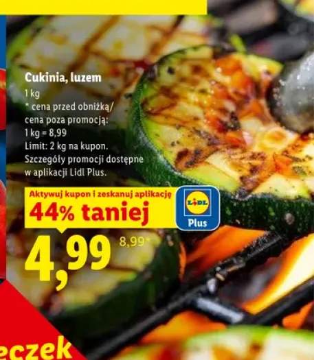 Cukinia luzem
