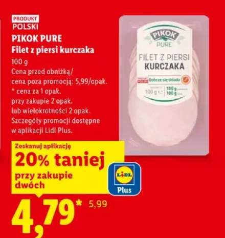 Filet z piersi kurczaka Pikok Pure
