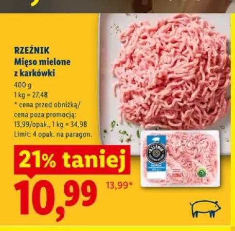 Mięso mielone z karkówki Rzeźnik