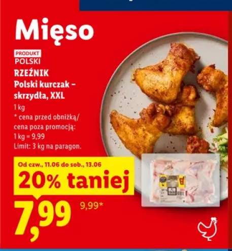 Polski kurczak skrzydła Rzeźnik XXL