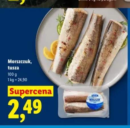 Morszczuk tusza Targ Rybny Lidla