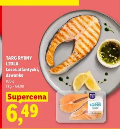 Łosoś atlantycki dzwonko Targ Rybny Lidla
