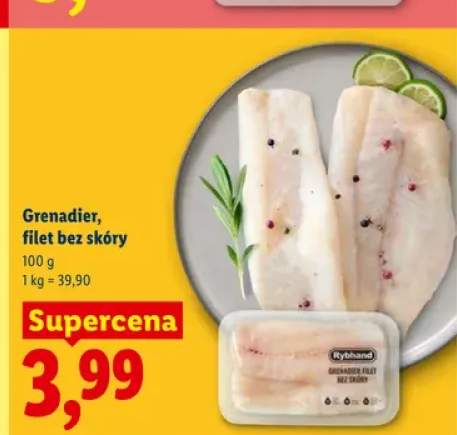 Grenadier filet bez skóry Rybhand