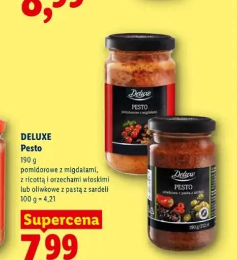 Pesto pomidorowe z migdałami Deluxe