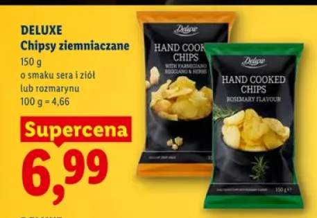 Chipsy ziemniaczane o smaku rozmarynu Deluxe