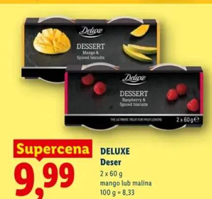 Deser malina Deluxe 2-pak