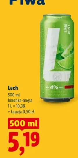 Piwo Lech Lime Mint limonka-mięta