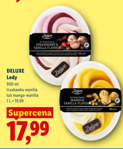 Lody mango-wanilia Deluxe