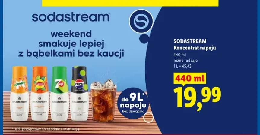 Koncentrat napoju Sodastream Lipton