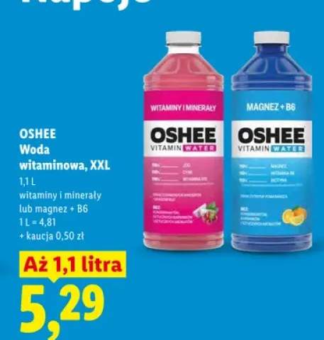 Woda witaminowa Oshee witaminy i minerały
