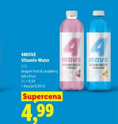 Woda witaminowa 4Move Vitamin Water citrus