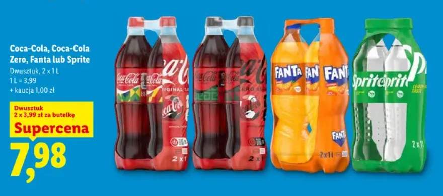 Napój gazowany Fanta Orange 2-pak