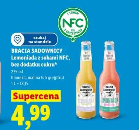 Lemoniada malina Bracia Sadownicy