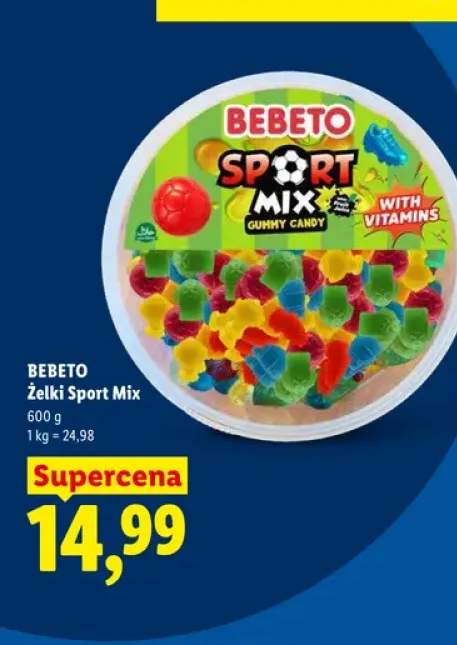Żelki Sport Mix Bebeto