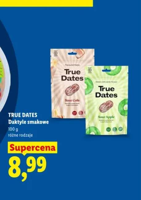 Daktyle smakowe True Dates Sour Apple