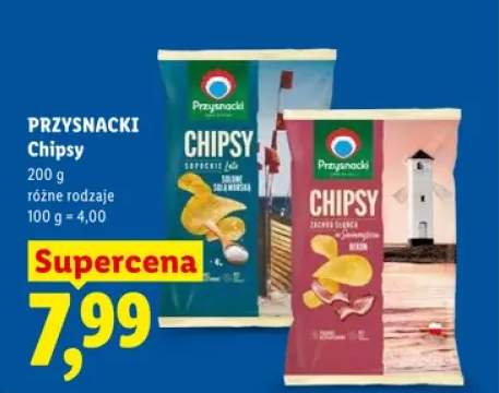 Chipsy Solone Sól Morska Przysnacki
