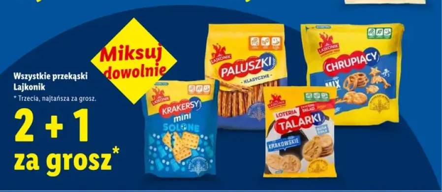 Krakersy mini solone Lajkonik