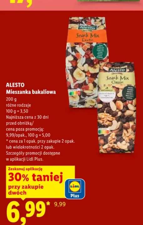 Mieszanka bakaliowa Snack Mix Exotic Alesto