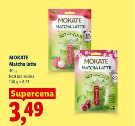 Herbata Mokate Matcha Latte wiśnia