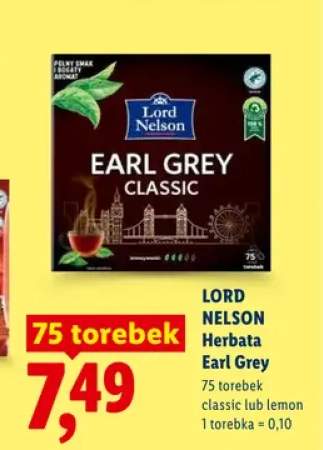 Herbata Earl Grey Lord Nelson lemon