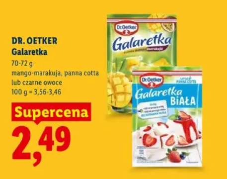 Galaretka o smaku mango-marakuja Dr. Oetker