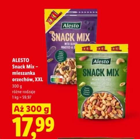 Mieszanka orzechów Alesto Snack Mix z oliwkami XXL