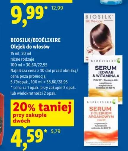 Serum do włosów Bioélixire Jedwab & Witamina A