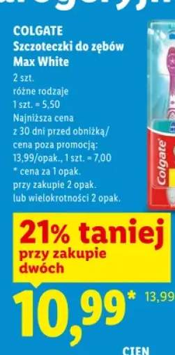 Szczoteczki do zębów Colgate Max White 2-pak