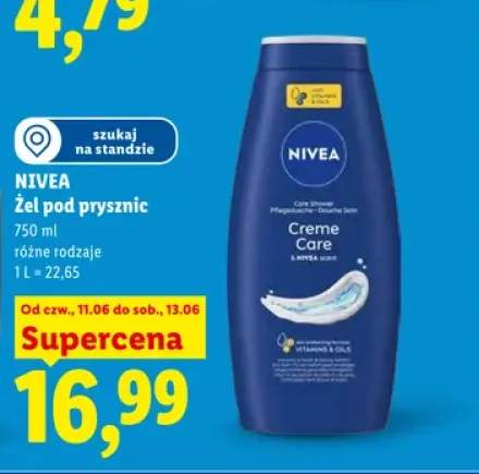 Żel pod prysznic Nivea